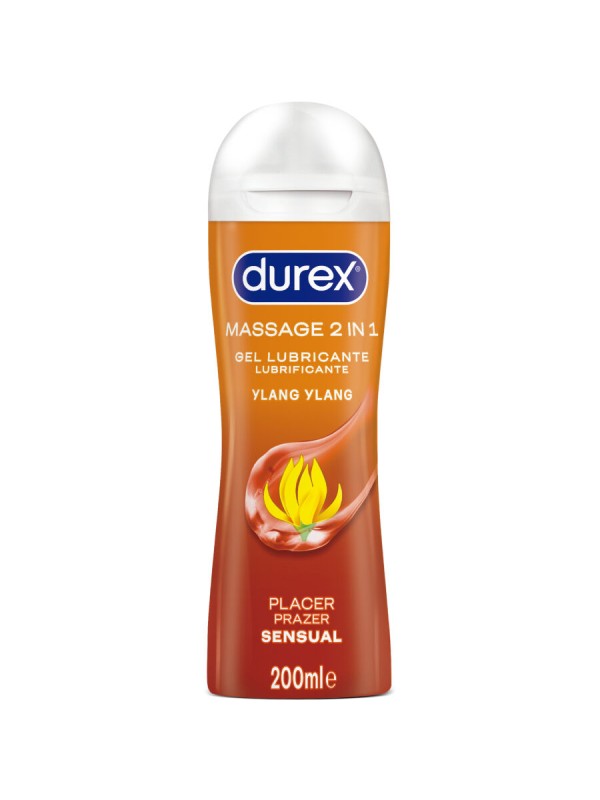 DUREX - GEL LUBRIFICANTE PARA MASSAGEM SENSUAL YLANG YLANG 200 ML