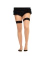LEG AVENUE - 1963 CALZE CON RIGA POSTERIORE IN SPANDEX NERE - TAGLIA U