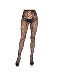 LEG AVENUE - COLLANT A RETE 1966 CON SLIP SENZA CAVALLO NERO - TAGLIA 