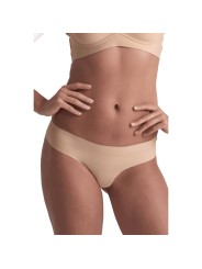 BYE-BRA - INVISIBLE THONG 2 PACK BEIGE & BLACK SIZE XL