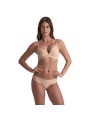 BYE-BRA - INVISIBLE THONG 2 PACK BEIGE & BLACK TAMANHO XXL