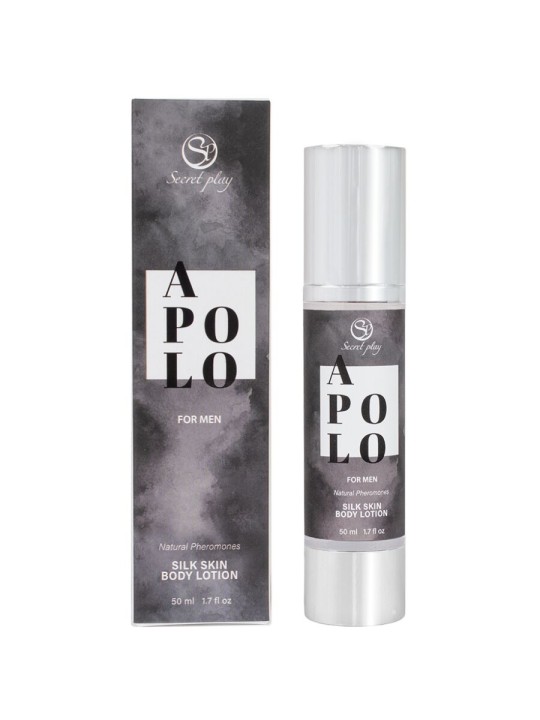 SECRETPLAY - APOLO LOCIÓN PIEL DE SEDA PARA HOMBRES 50 ML