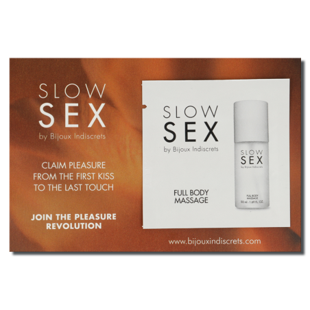 BIJOUX INDISCRETS - SLOW SEX GEL DE MASSAGEM DE CORPO INTEIRO 2 ML
