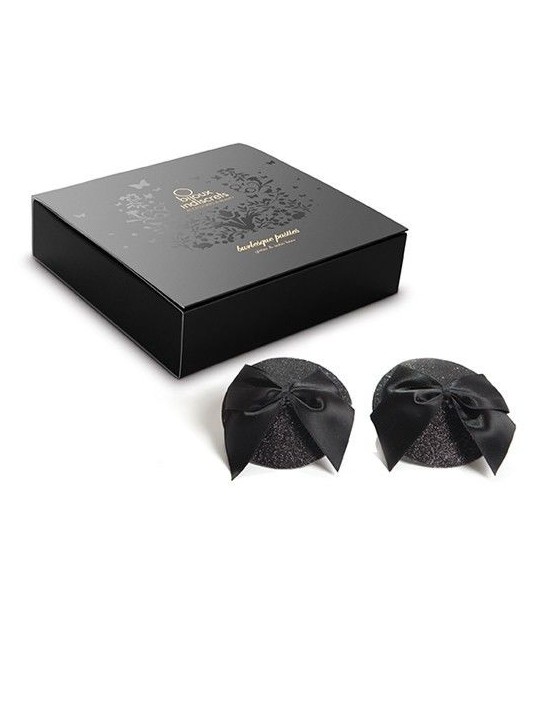 BIJOUX INDISCRETS - BURLESQUE GLNZENDE NIPPELABDECKUNGEN MIT SCHLEIFE