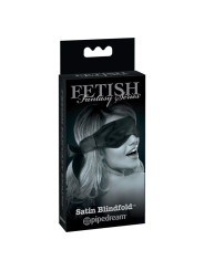 FETISH FANTASY LIMITED EDITION - ZWART SATIJNEN MASKER