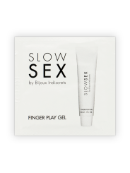 BIJOUX INDISCRETS - SLOW SEX MASSAGE GEL WITH FINGER PLAY SINGLE DOSE