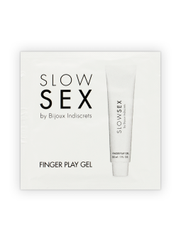 BIJOUX INDISCRETS - SLOW SEX MASSAGE GEL WITH FINGER PLAY SINGLE DOSE
