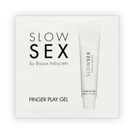 BIJOUX INDISCRETS - SLOW SEX GEL DE MASSAGEM COM FINGER PLAY DOSE ÃNI