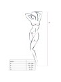 PASSION - WOMAN BS014 ROTER BODYSTOCKING, EINE GRÖSSE