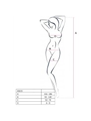 PASSION - WOMAN BS019 BODYSTOCKING SCHWARZ EINE GRÖSSE