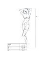 PASSION - WOMAN BS019 BODYSTOCKING SCHWARZ EINE GRÖSSE