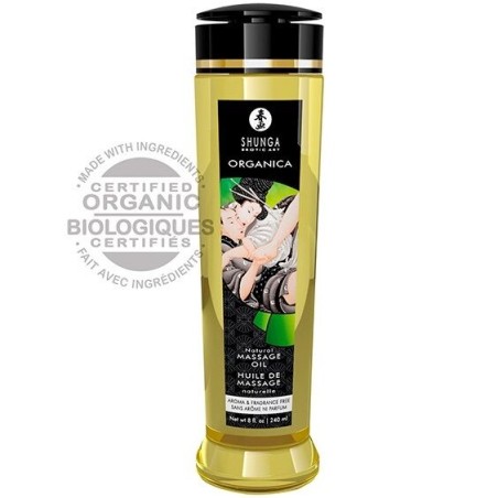 SHUNGA - NATUURLIJKE ORGANISCHE MASSAGEOLIE 240 ML