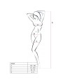 PASSION - WOMAN BS020 BODYSTOCKING SCHWARZ EINE GRÖSSE