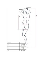 PASSION - WOMAN BS027 BODYSTOCKING ROTER KLEIDSTIL, EINE GRÖSSE