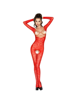 PASSION - WOMAN BS031 ROTER BODYSTOCKING, EINE GRÖSSE