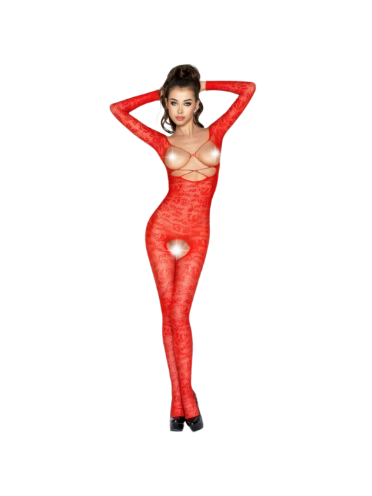 PASSION - WOMAN BS031 RED BODYSTOCKING ONE SIZE