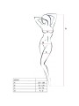 PASSION - VROUW BS034 ZWARTE BODYSTOCKING ONE SIZE
