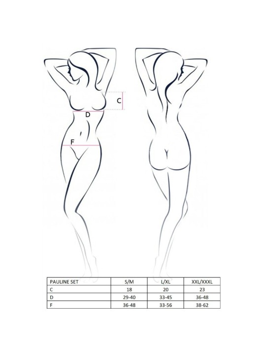 PASSION - WOMAN PAULINE SET 3 PIEZAS TALLA L/XL