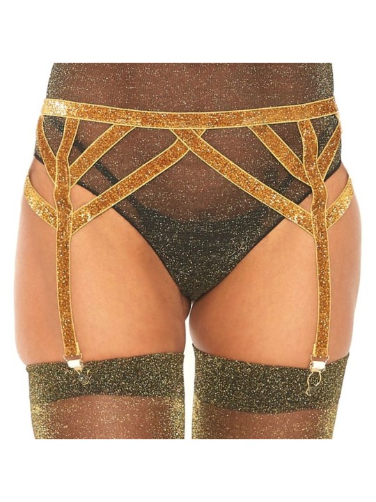 LEG AVENUE - GOUDEN LUREX KOUSENBAND ONE SIZE