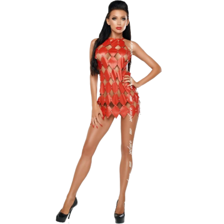 ME-SEDUCE - GWEN VESTIDO ESPALDA DESCUBIERTA ROJO S/M