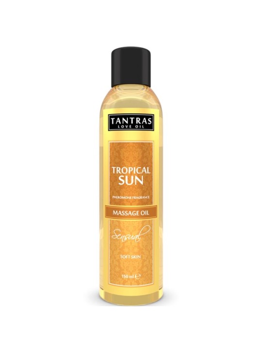 INTIMATELINE - TANTRAS LOVE OIL ÓLEO DE MASSAGEM SOLAR TROPICAL 150 ML