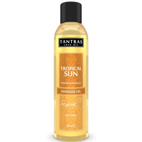 INTIMATELINE - HUILE DE MASSAGE SOLEIL TROPICAL TANTRAS LOVE OIL 150 M