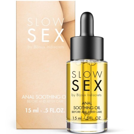 BIJOUX INDISCRETS - ÃLEO ANAL CALMANTE PARA SEXO LENTO 15 ML