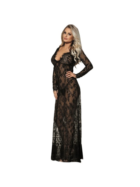 SUBBLIME - VESTIDO LARGO MANGA LARGA S/M