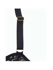 SUBBLIME - CORSET Y CINTURON NEGRO S/M