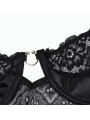 SUBBLIME - CORSET Y CINTURON NEGRO S/M