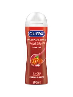 DUREX - GEL LUBRIFICANTE DE MASSAGEM ESTIMULANTE DE GUARANÁ 200 ML