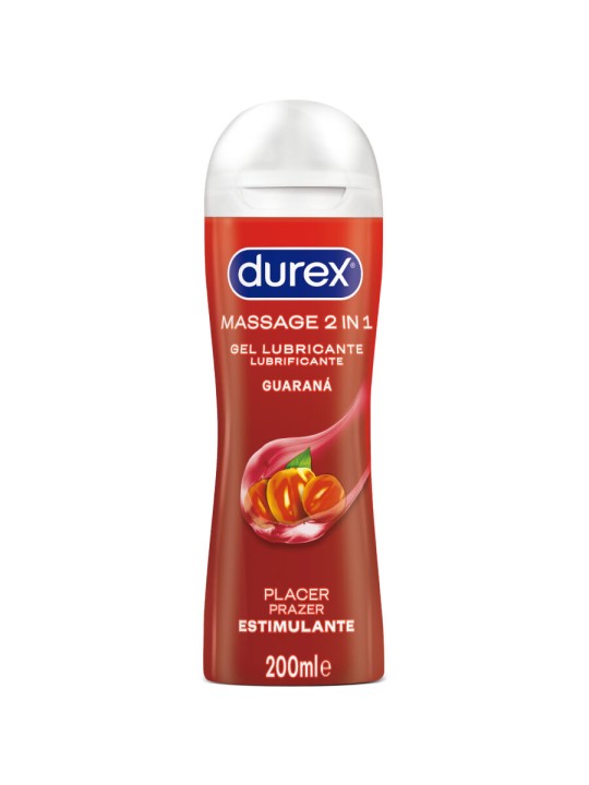 DUREX - GEL LUBRICANTE DE MASAJE ESTIMULANTE GUARANÁ 200 ML