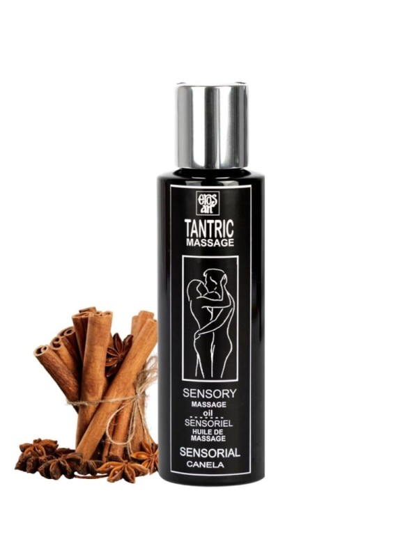 EROS-ART - ÓLEO DE MASSAGEM TÂNTRICA NATURAL E CANELA AFRODISÍACO 100 