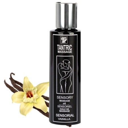 EROS-ART - OLIO DA MASSAGGIO TANTRICO NATURALE E VANIGLIA AFRODISIACA 