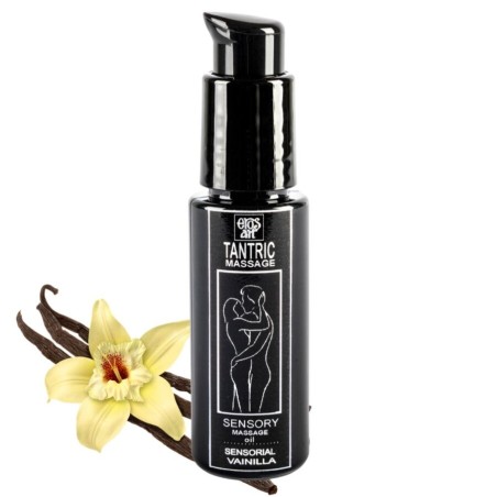 EROS-ART - ÓLEO DE MASSAGEM TÂNTRICA NATURAL E AFRODISÍACO DE BAUNILHA