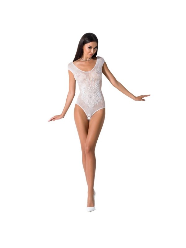 PASSION - FEMME BS064 BODYSTOCKING BLANC TAILLE UNIQUE