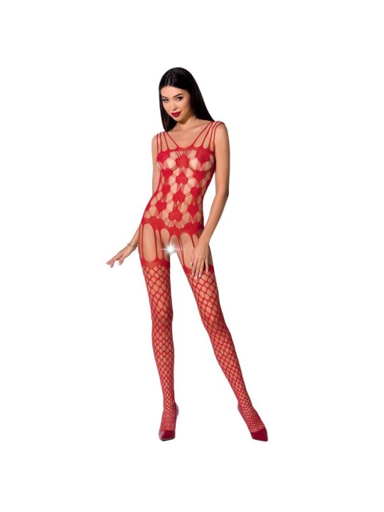 PASSION - FEMME BS067 BODYSTOCKING ROUGE TAILLE UNIQUE