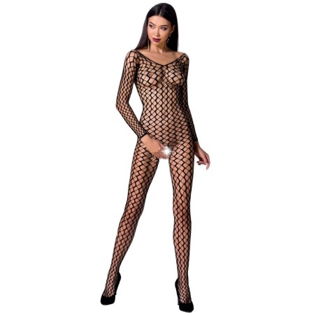 PASSION - VROUW BS068 ZWARTE BODYSTOCKING ONE SIZE