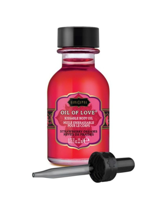 KAMASUTRA - ÓLEO COMESTÍVEL MORANGOS 22 ML