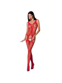 PASSION - FEMME BS072 BODYSTOCKING TAILLE UNIQUE ROUGE