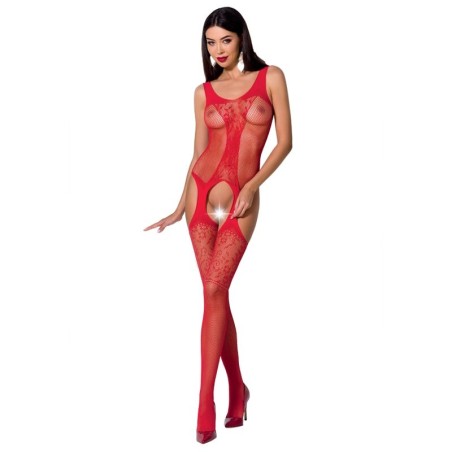 PASSION - VROUW BS072 BODYSTOCKING ONE SIZE ROOD
