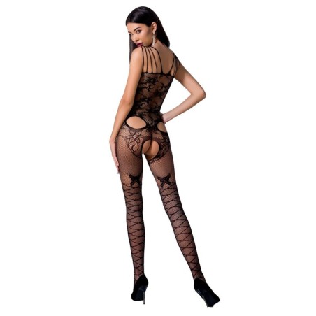 PASSION - VROUW BS076 BODYSTOCKING ONE SIZE ZWART