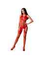 PASSION - WOMAN BS079 BODYSTOCKING ROJO TALLA ÚNICA