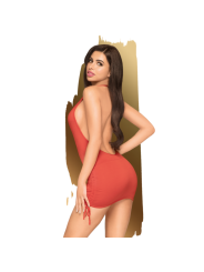PENTHOUSE - EARTH SHAKER MINI VESTIDO ROJO L/XL