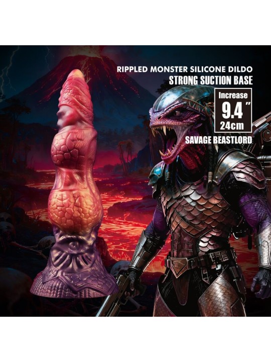 POWER MONSTERS – SAVAGE BEASTLORD DREIFARBIGER FANTASY-SILIKONDILDO 24