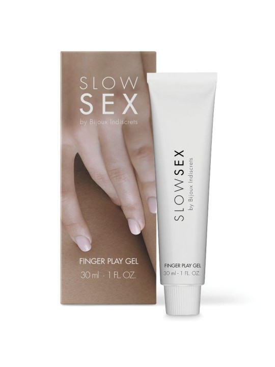 BIJOUX INDISCRETS - GEL DE MASSAGEM SLOW SEX COM APLICADOR DE DEDOS 30