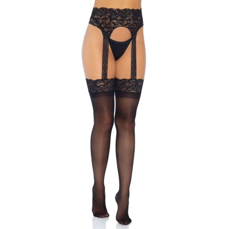 LEG AVENUE - OPAQUE KOUSENBANDEN ONE SIZE