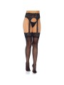 LEG AVENUE - BAS JARRETELLES OPAQUE TAILLE UNIQUE
