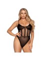 LEG AVENUE - ONE SIZE BODYSUIT EN ROK SET