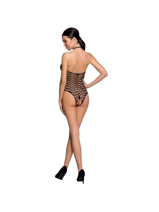 PASSION - VROUW BS087 ZWARTE BODYSTOCKING ONE SIZE
